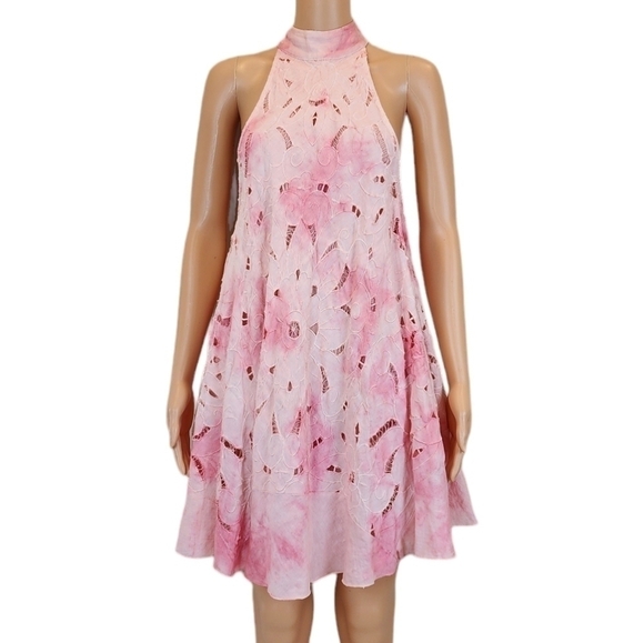 Free People Sleeveless  Eyelet Mini Dress - Picture 10 of 10